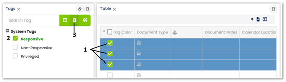 Oncethe tag has been saved , you will receive a popupshowing the ...