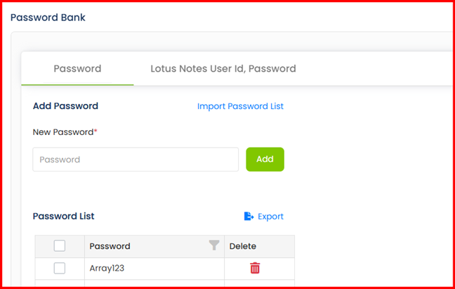 The next step to input your password by click on “ Password Bank ...