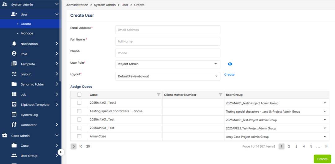 Createaccount Layout For System Enter the details,select the user role, default layout, and specify the ...